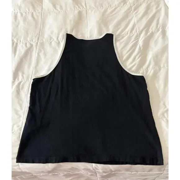 Guess Logo Printed White Tank Top T-Shirt Size X-Large - Picture 6 of 6